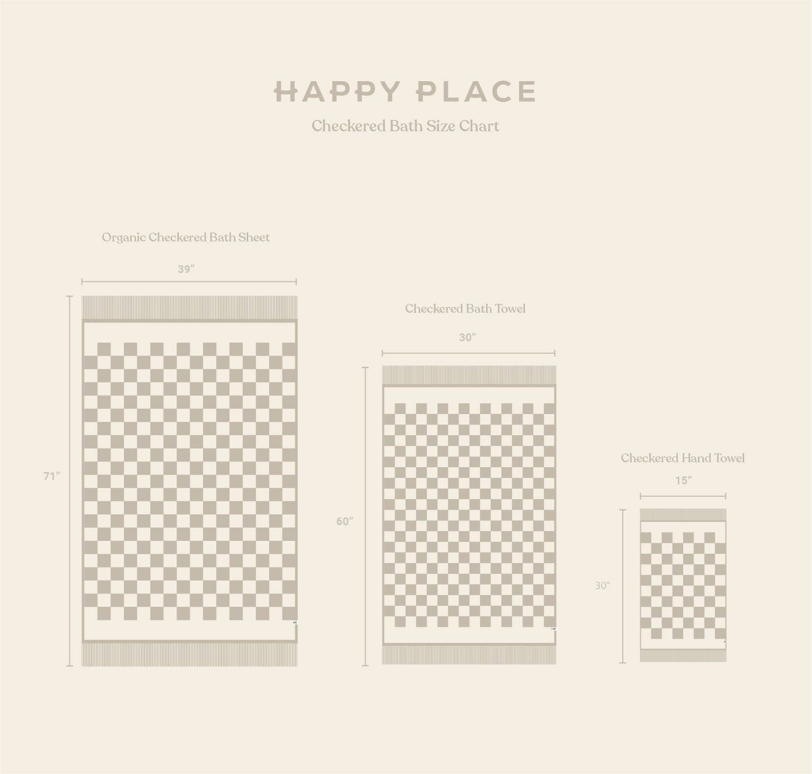 Organic Checkered Hand Towel