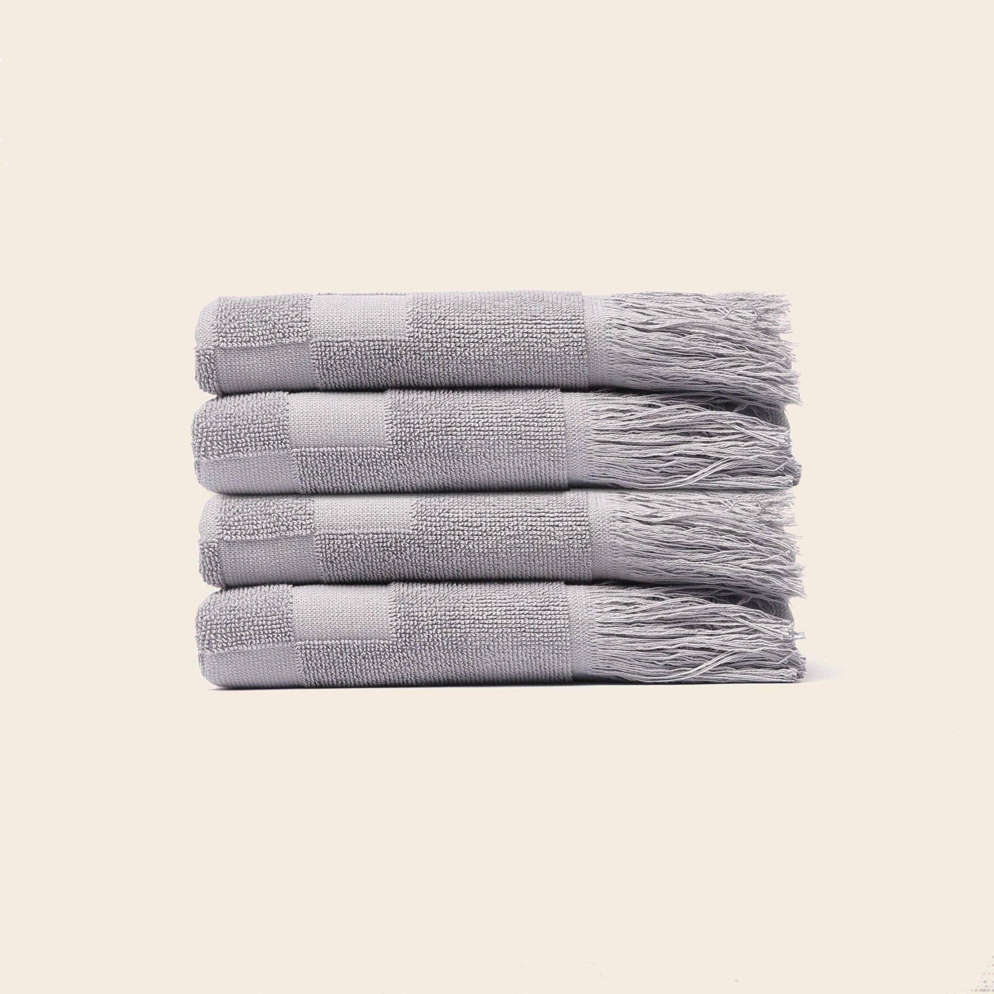 Organic Checkered Hand Towel