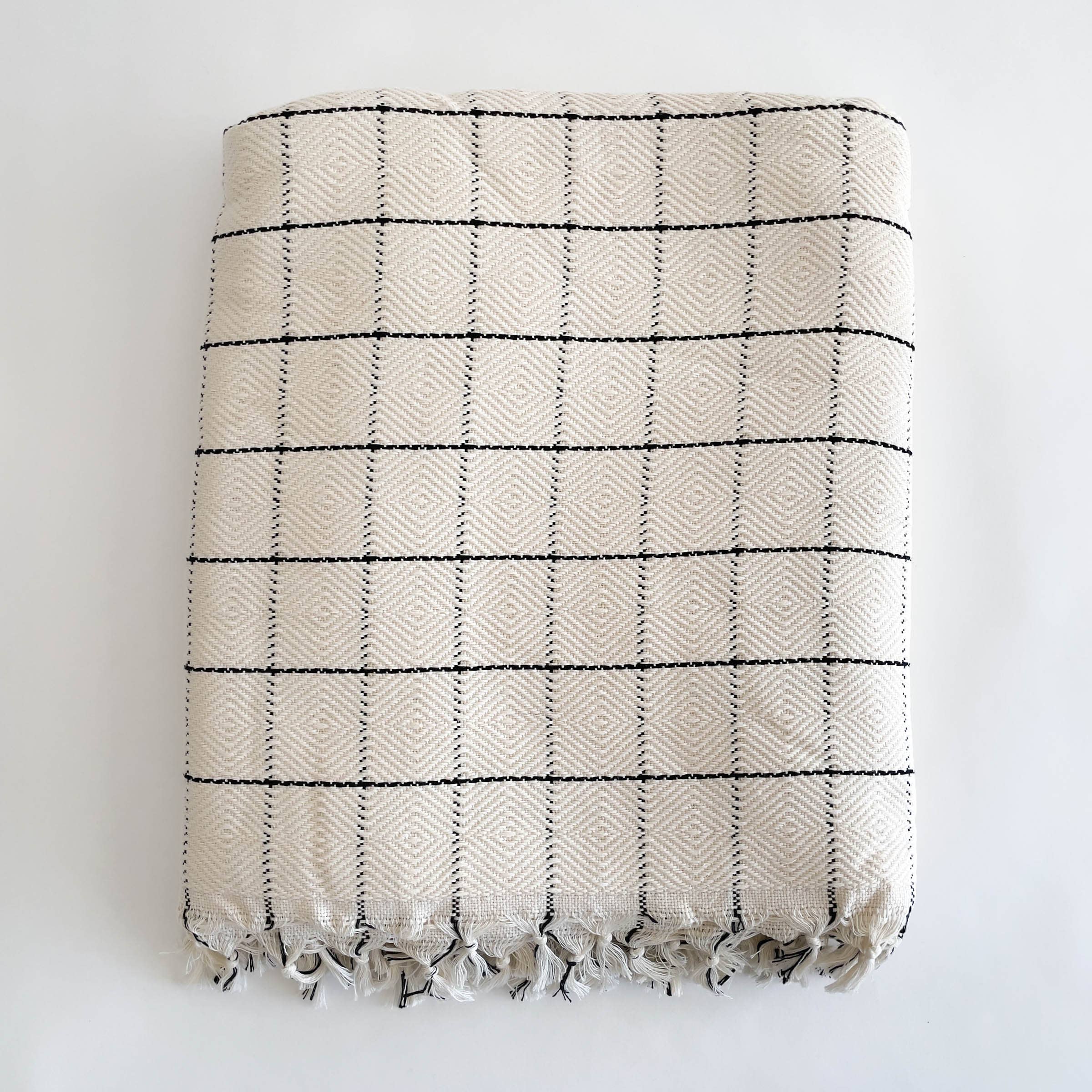 Naz | 100% Turkish Cotton XL Throw Blanket