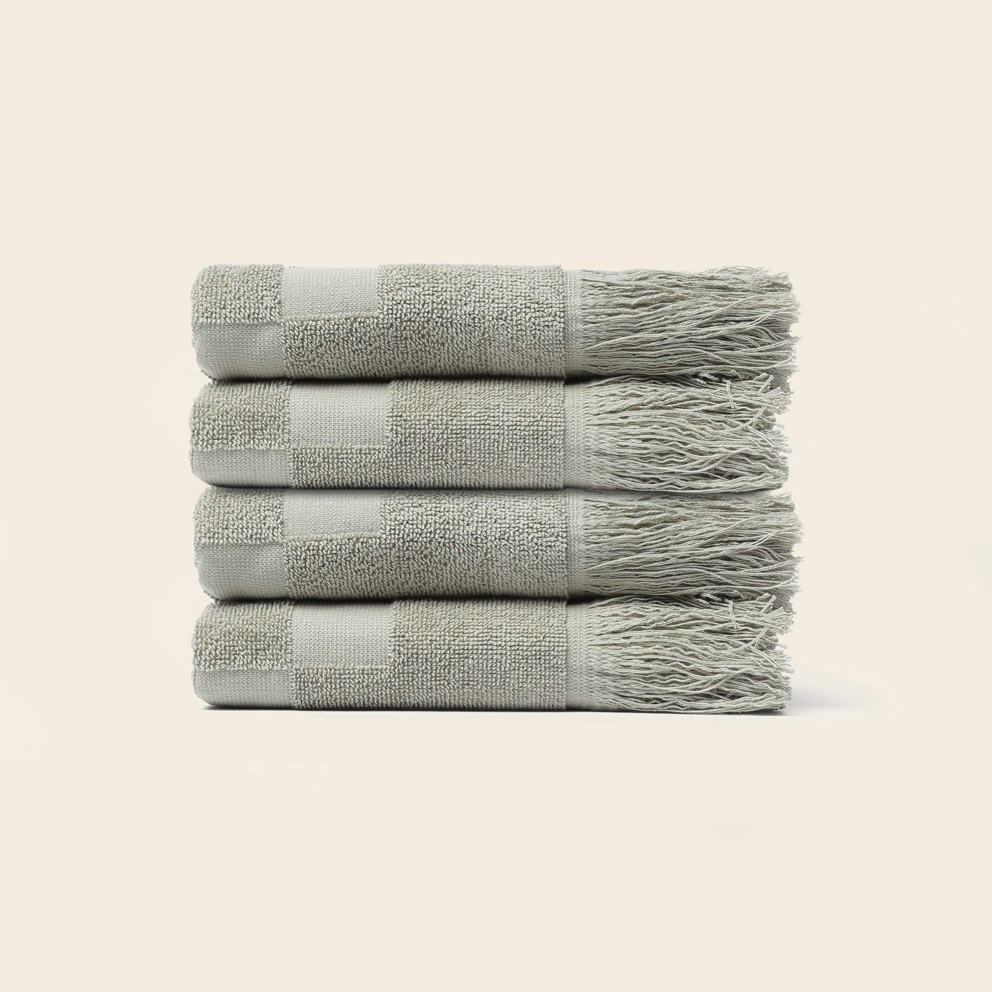 Organic Checkered Hand Towel