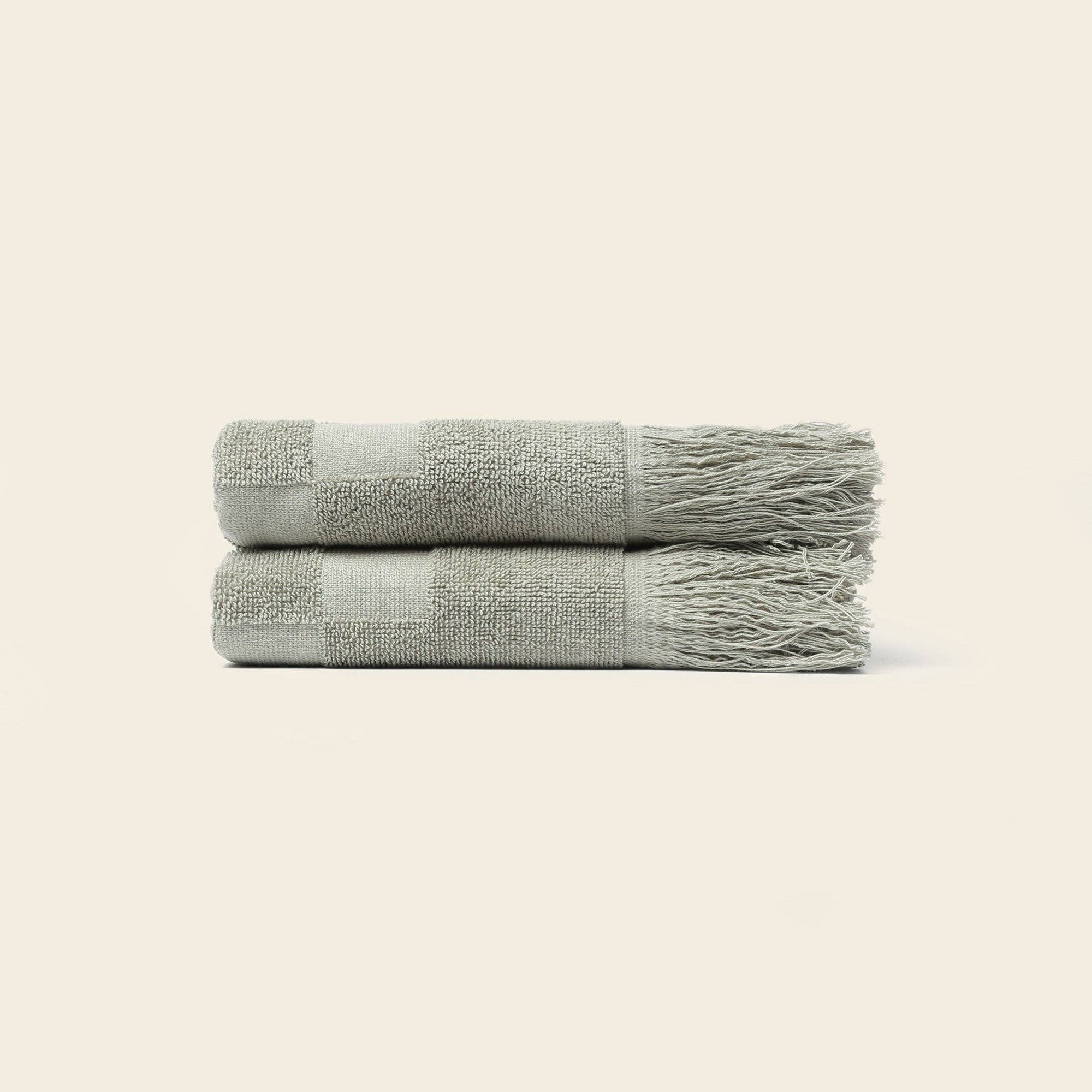 Organic Checkered Hand Towel