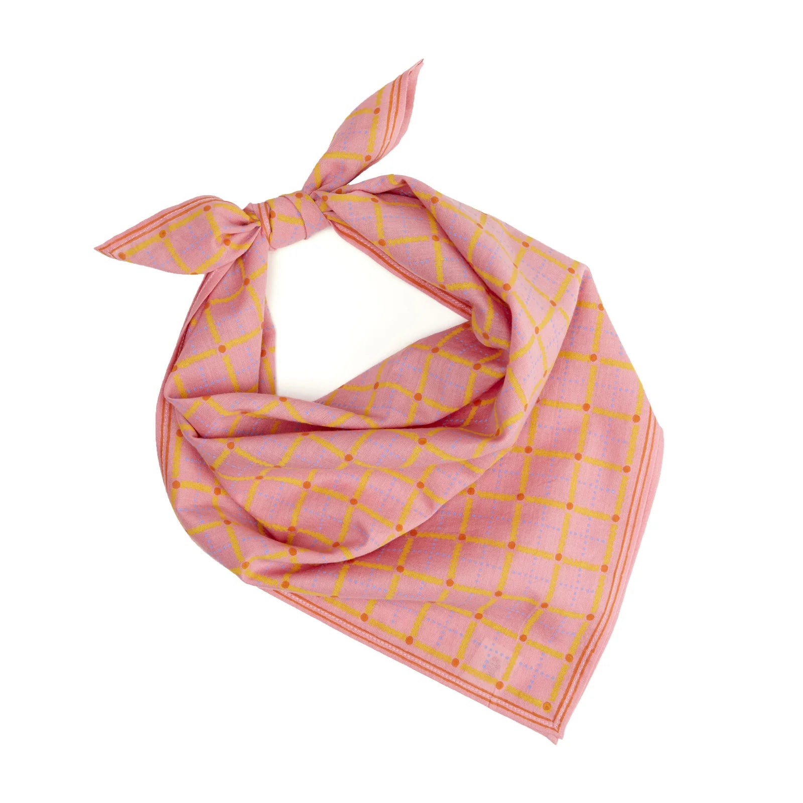 Squiggle Plaid Bandana