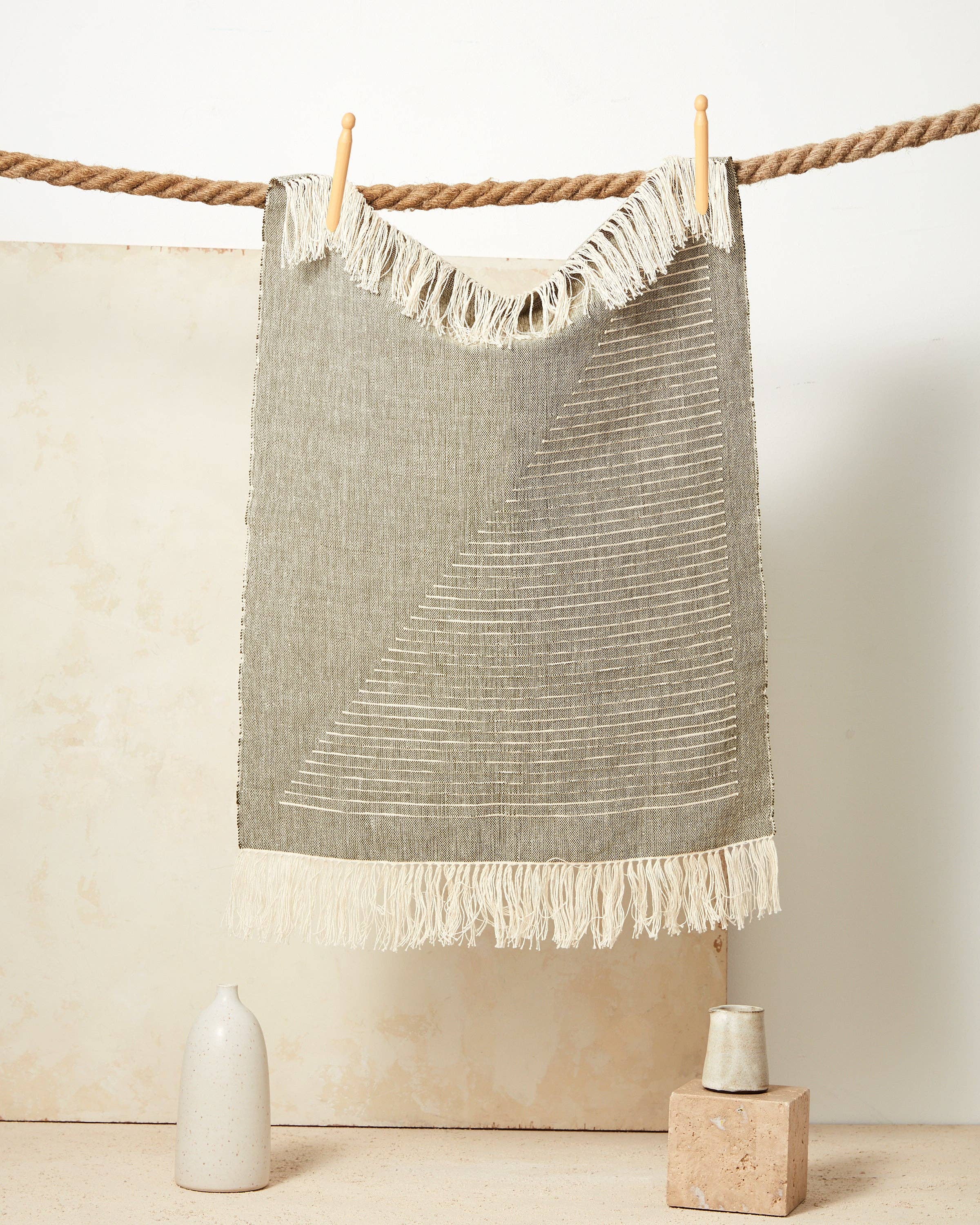 Triangle Towel - Moss