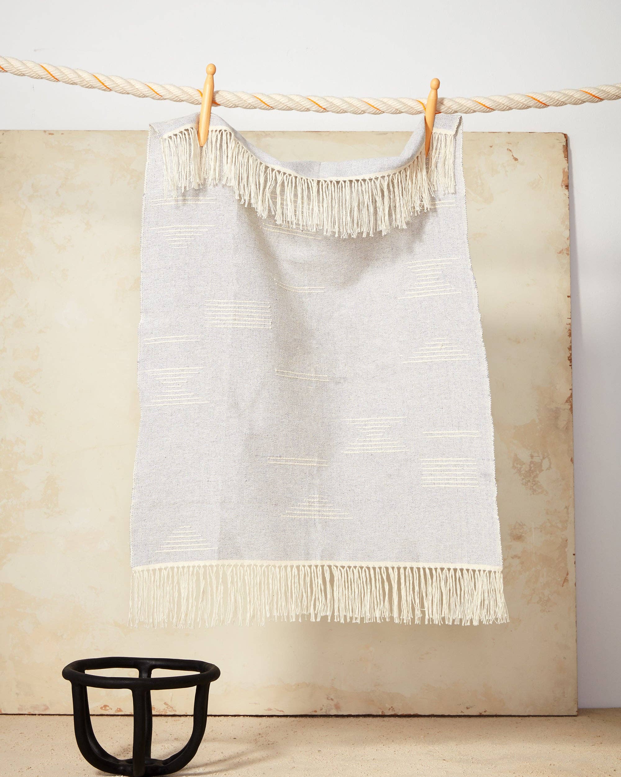 Shapes Towel - Grey