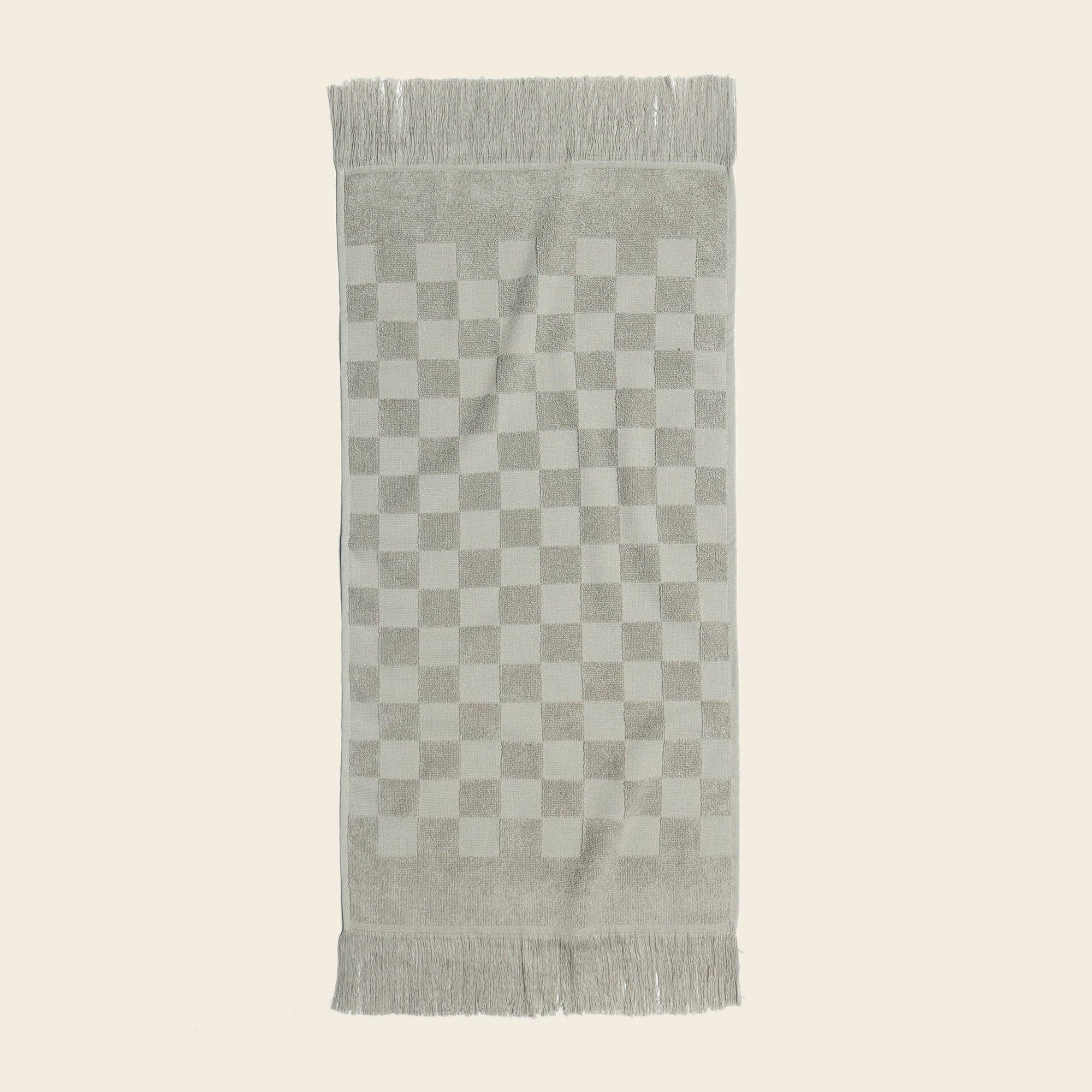 Organic Checkered Hand Towel