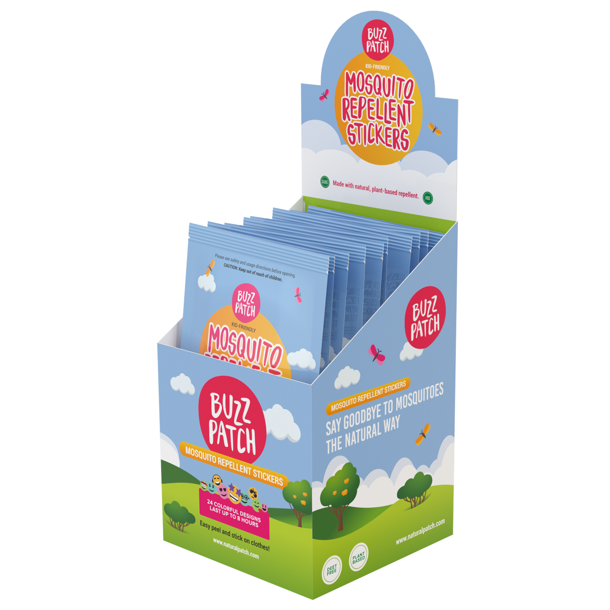BuzzPatch - Bug, Mosquito, and Insect Repellent Stickers