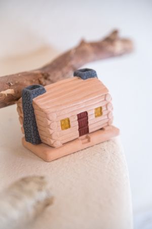 Log Cabin Incense Burner