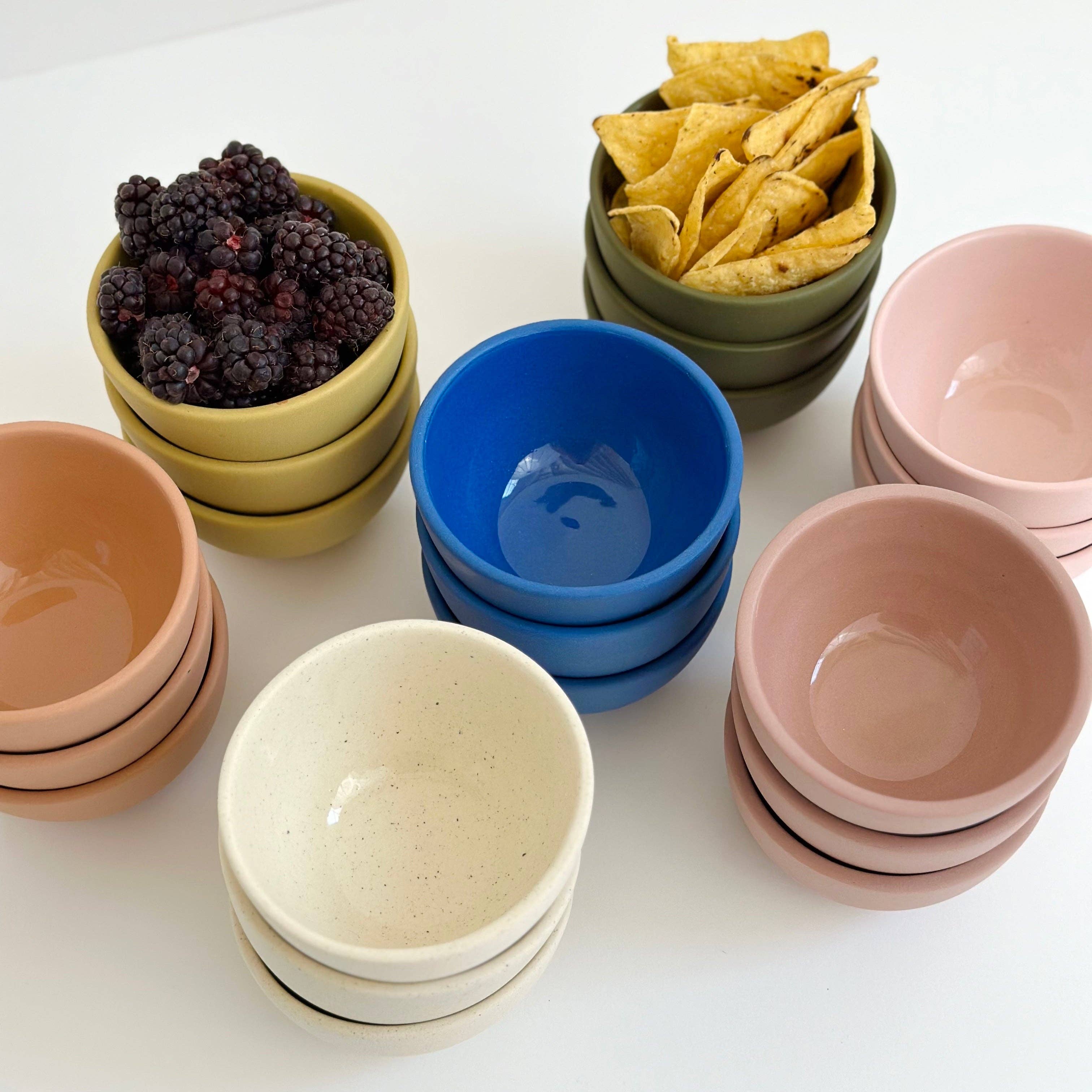 The Snack Bowl Handmade Ceramic : Azure