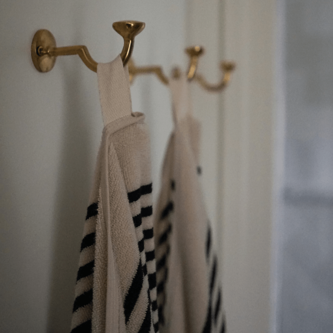 Melika Turkish Cotton Striped Terry Towel: Bath Sheet / Full Stripe