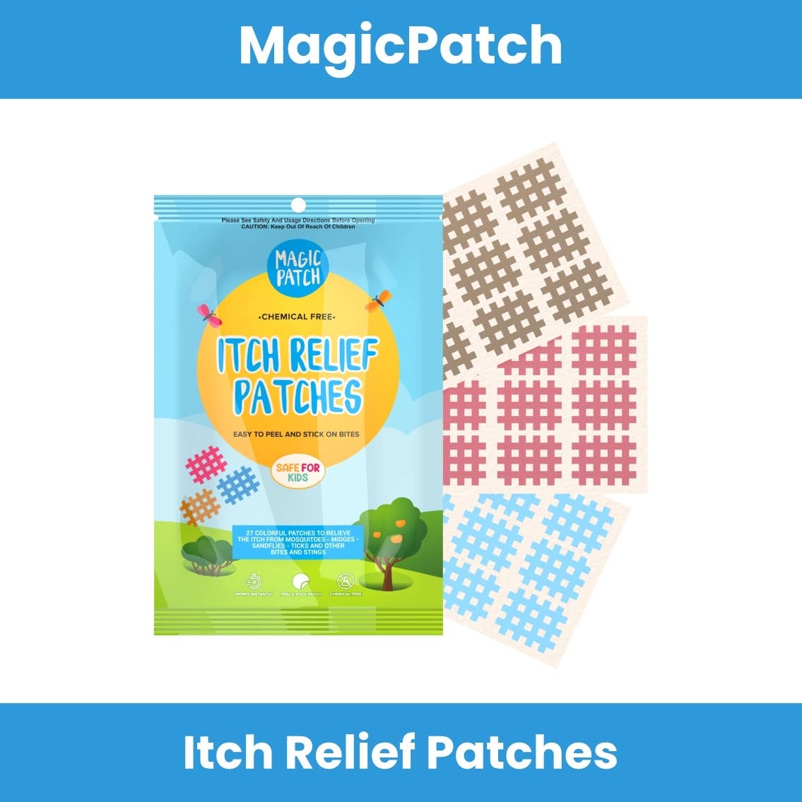 Magic Patch - Natural Itch and Bug Bite Relief Patches