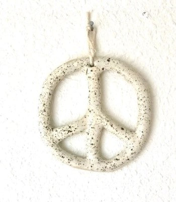 Speckled Peace Ornament